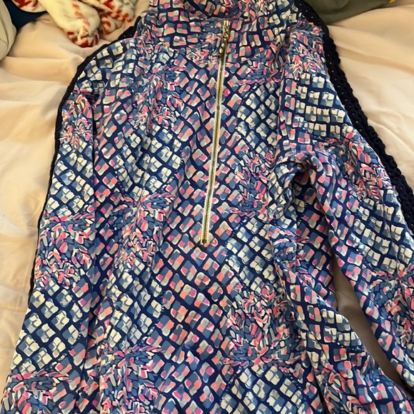 Lily Pulitzer Half Zip - Picture 2 of 6